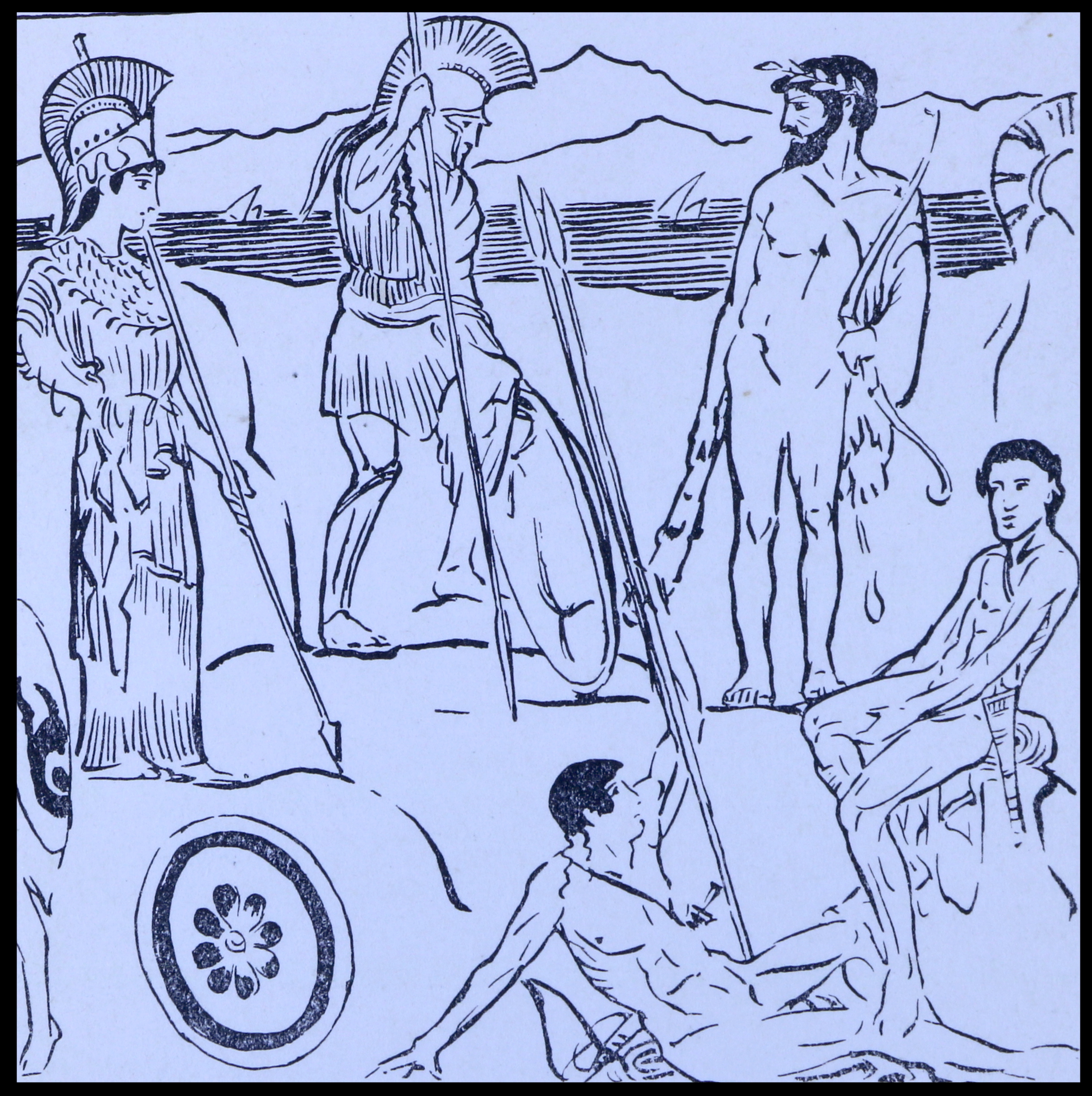 Allen Seaby, Leon of Massalia, Chapter 23: The painters talk ‘shop’