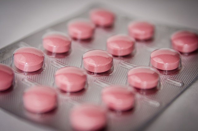 Blister pack of pills